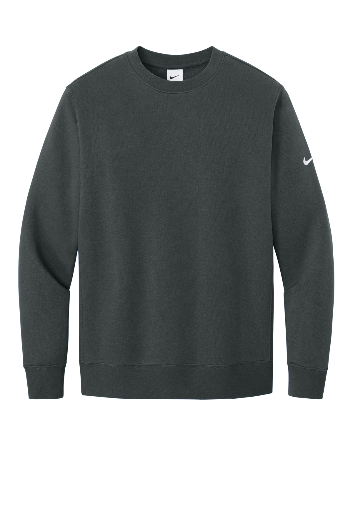 Nike Club Fleece Sleeve Swoosh Crew