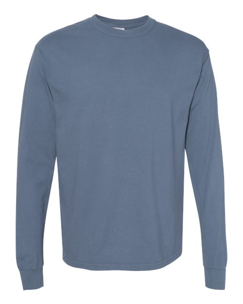 16x20 PRINT AREA Garment-Dyed Heavyweight Long Sleeve T-Shirt